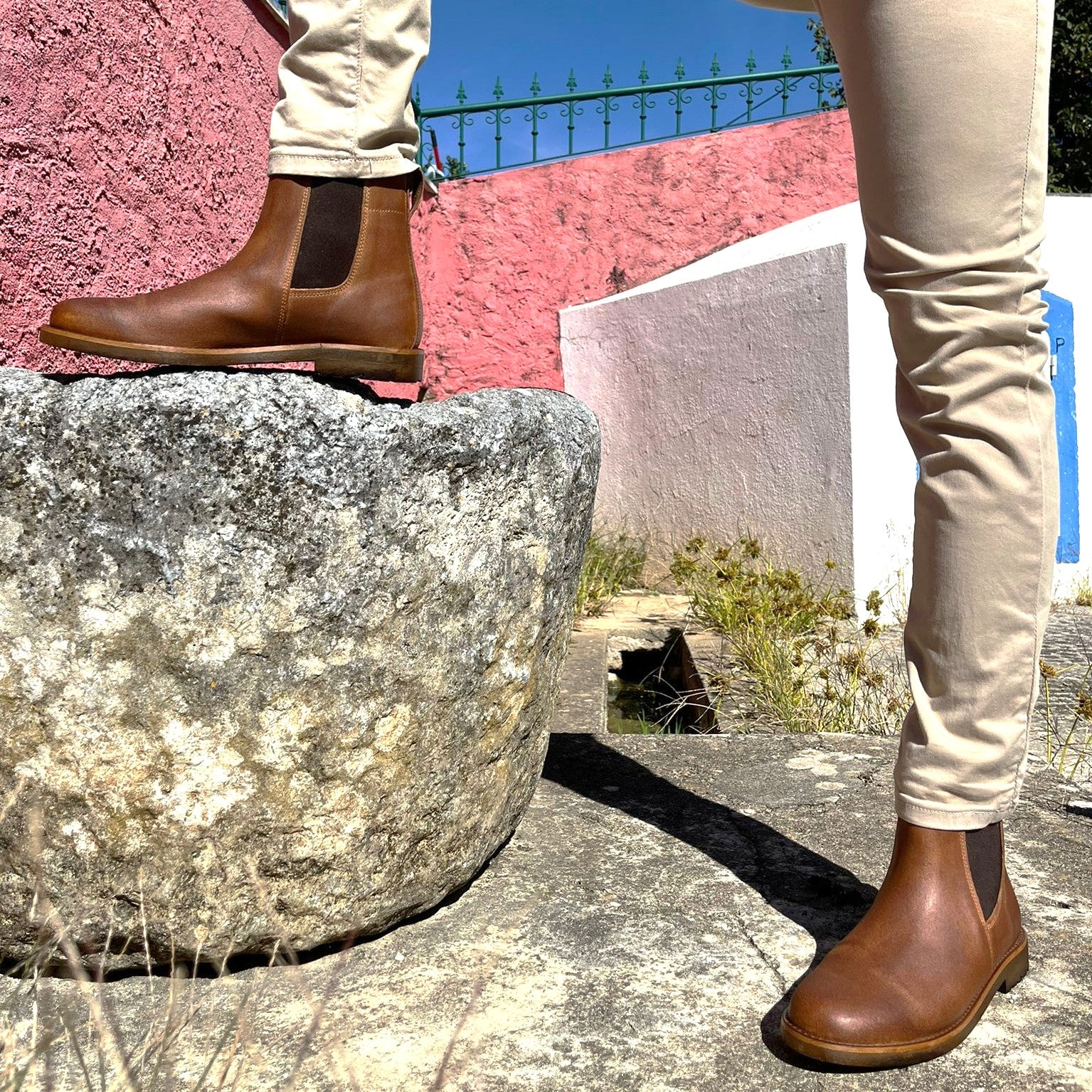 Nomad Chelsea Handmade Leather Boots – Camel