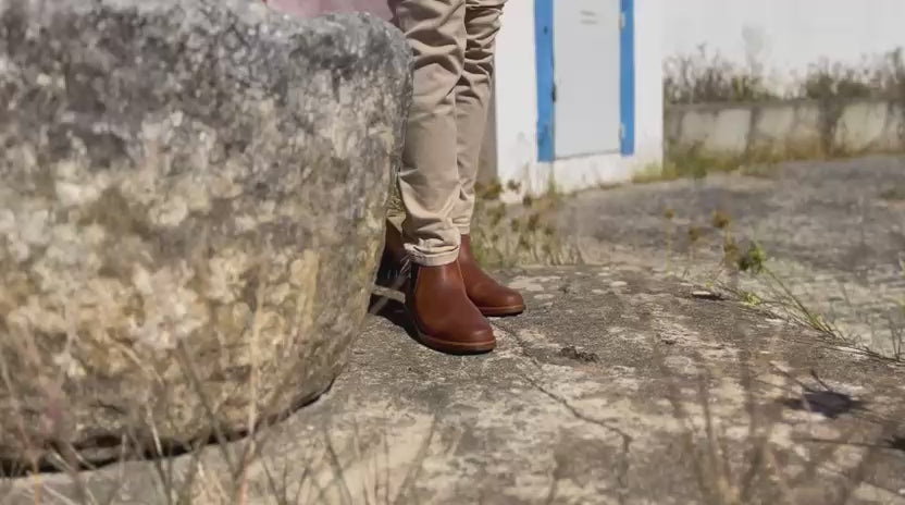 Nomad Chelsea Handmade Leather Boots – Camel