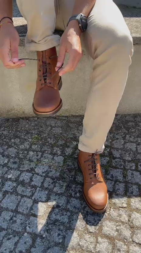 Nomad Handmade Leather Boots – Camel